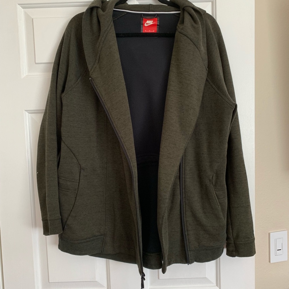 Green Nike Technical Fleece Jacket